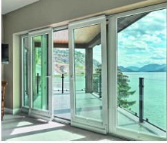 Купить пластиковую дверь со стеклом